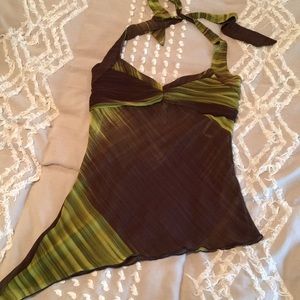 Super sexy sheer halter tank